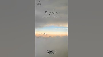 #قرآن #قران_كريم #تلاوة_خاشعة #راحة_نفسية #القرآن #سورة_فاطر