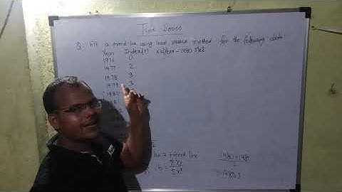 TIME SERIES || FIT A TREND LINE BY LEAST SQUARE METHOD FOR EVEN NUMBER OF OBSERVATION|| XII COMMERCE
