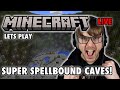 Live ASMR - Super SpellBound Caves | MINECRAFT PLAYTHROUGH
