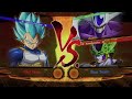 DRAGON BALL FighterZ Vegeta SSGSS VS Cooler, Cell 1 VS 2 Fight