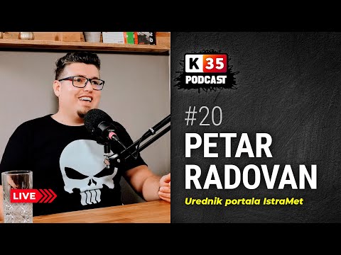 Petar Radovan, urednik portala IstraMet gostuje u emisiji podcast Kadar35