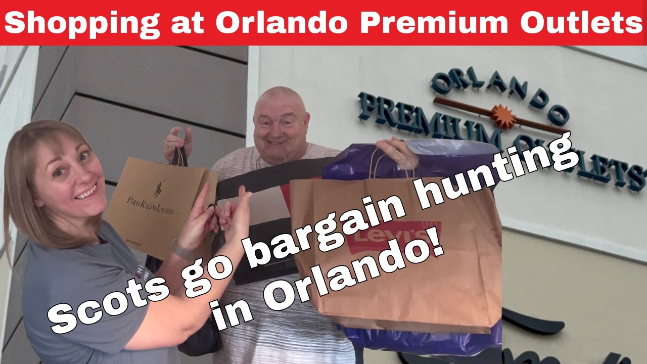 Orlando Premium Outlets Shopping Vlog | Are US Prices Cheaper Than the UK? 🇬🇧🇺🇸