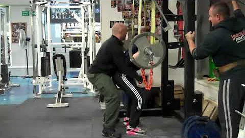 unique fitness 14year old danielle o'neil squats 6...