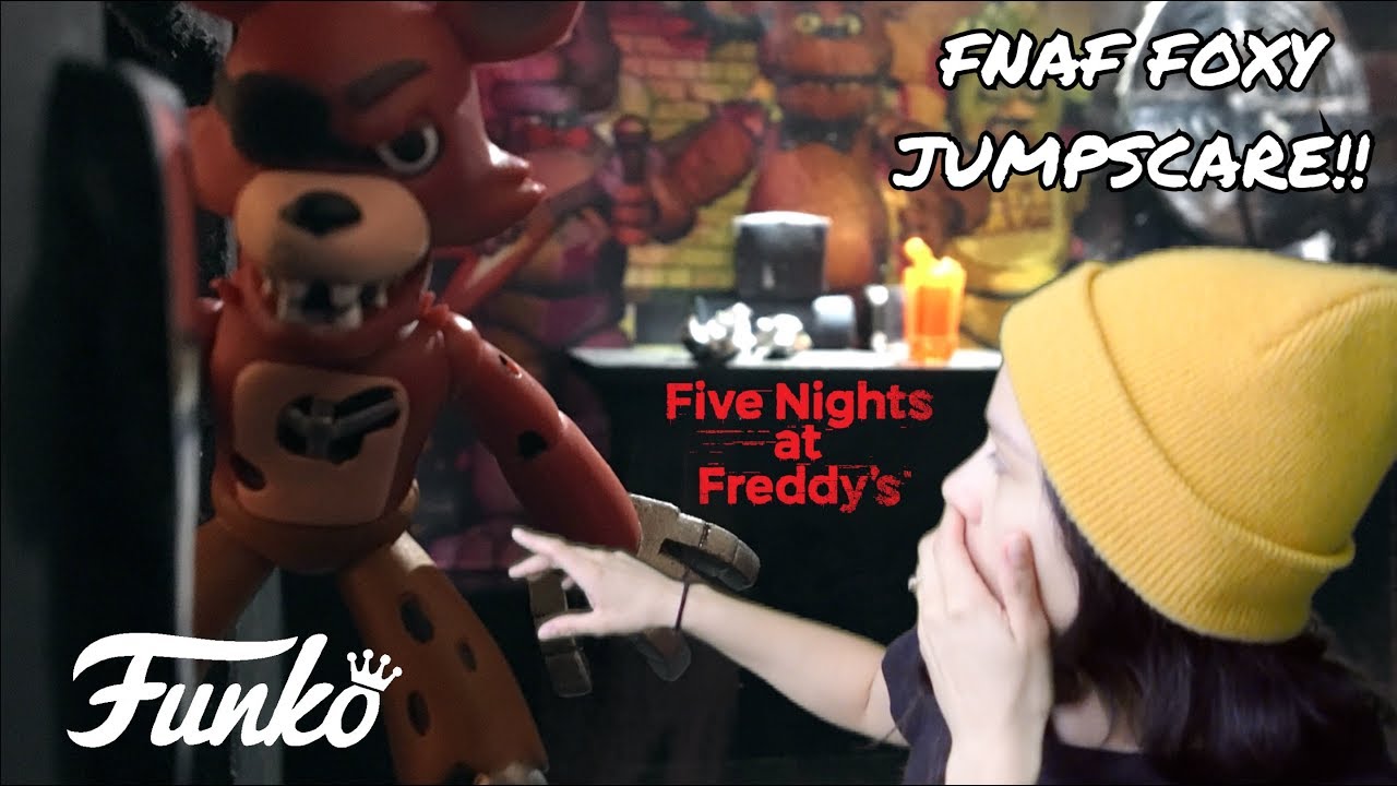 FNAF Foxy Jumpscare Diorama With Funko HeroWorld Vinyl Figures!! - YouTube