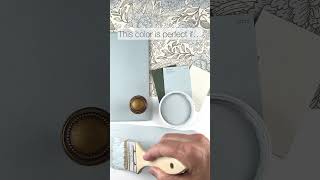 SW Niebla Azul is a dreamy soft blue paint color that feels like a breath of fresh air. #paintcolor