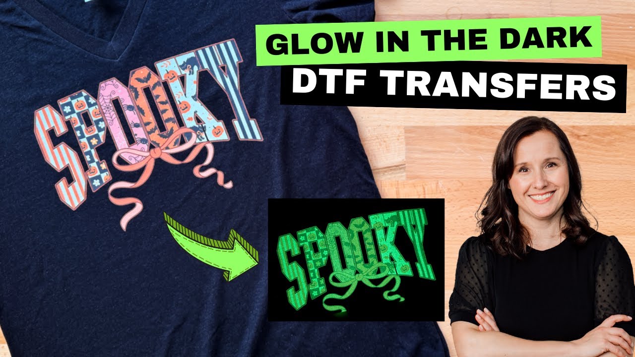 Переводные картинки DTF, светящиеся в темноте: что работает, а что нет