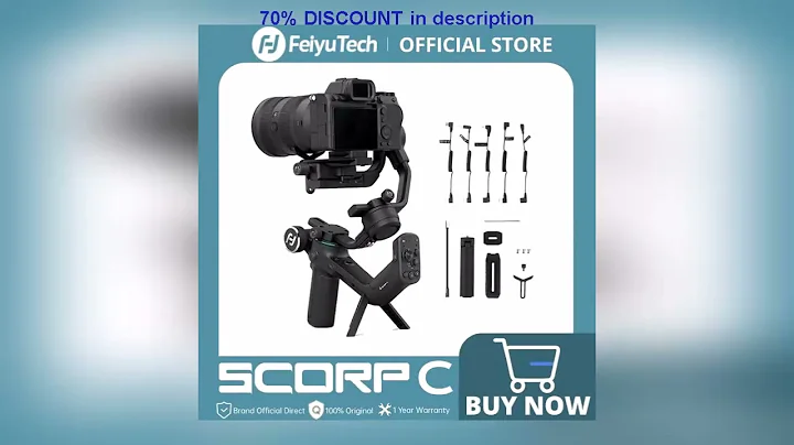 A must-have product! FeiyuTech NEW Feiyu SCORP-C 3-Axis Handheld Gimbal Stabilizer Handle Grip for