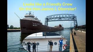 My Last July ship posting! The Hon James L Oberstar cruising out of Duluth as empty as can be!