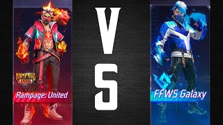 RAMPAGE BUNDLE VS FFWS GALAXY LEGENDARY BUNDLE FULL COMPARISON || GARENA FREE FIRE