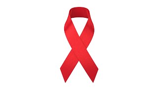 Red ribbon 3d model