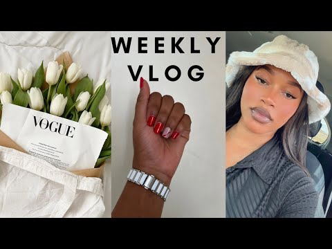 WEEKLY VLOG: Nail Appointment, Wig Styling, Chitchat, Meetings & More