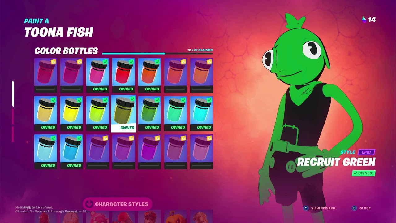 Collecting more toon fish edit styles!