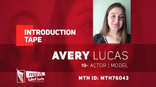 Avery Lucas-Actors Moris Talent Hunt Introduction Video Tape-Mth76043