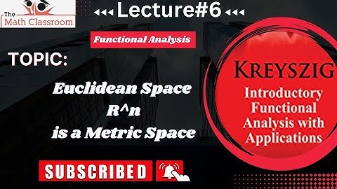 ||Euclidean space R^n is metric space||(Concept&prove)|Metric On R^n|
