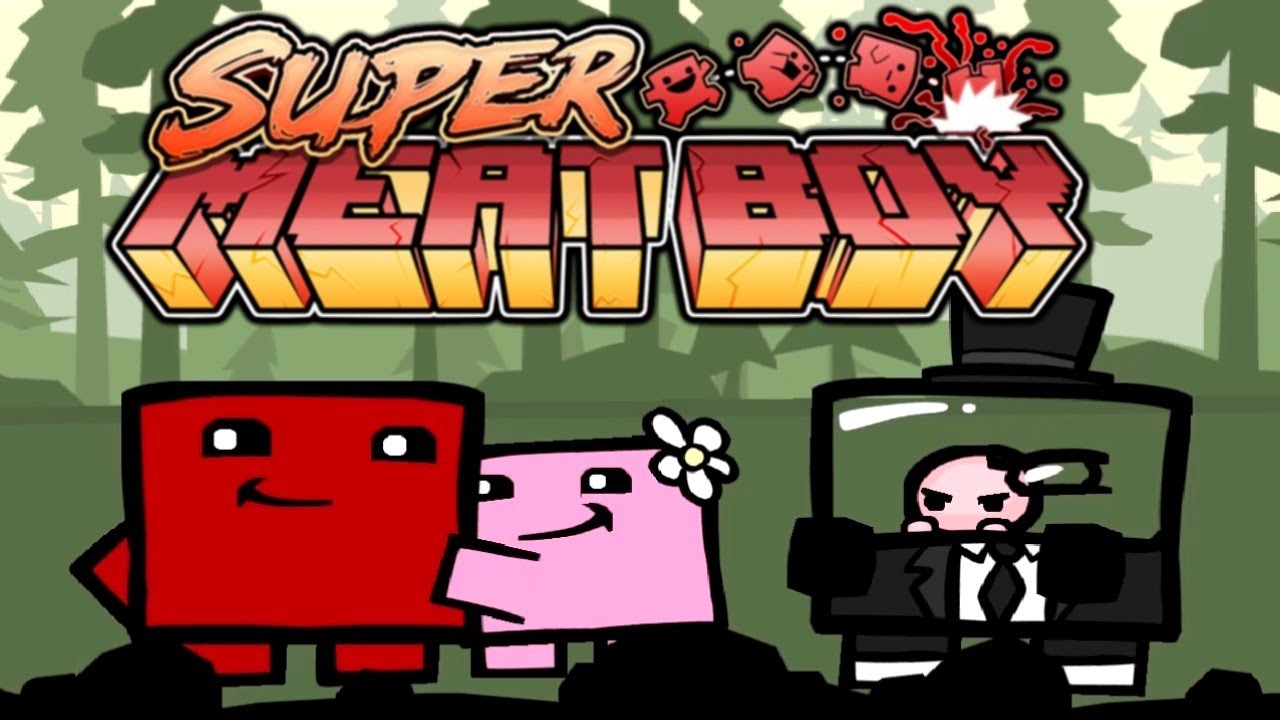 "Super Meat Boy" Full A+ Walkthrough (Chapter 1 The Forest) Light