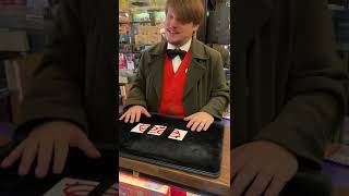 Michael O’Brien Performs the Linking Ropes Card Trick! Stop by the Shoppe and see this for yourself!