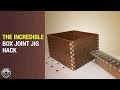 The Incredible Box Joint Jig Hack // Perfect Box Joints
