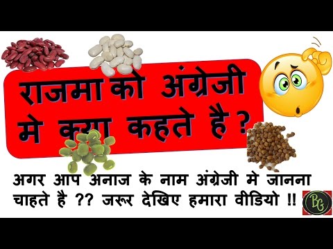Grains Names In English And Hindi