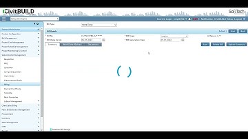 Billing work in Subcontractor management