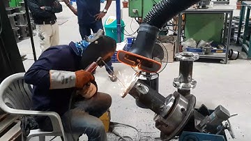 Kemper twin Arm fume extraction system