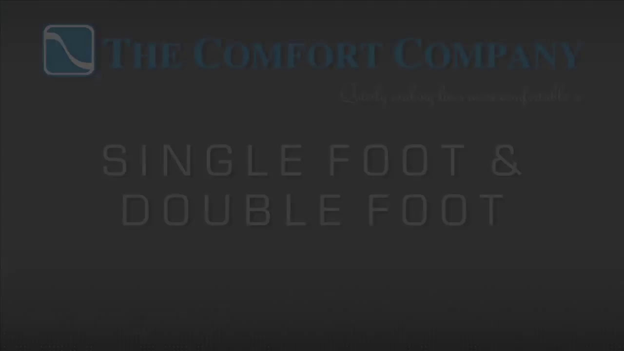 The Comfort Company Elevating Single Foot with ComfortTek Cover YouTube