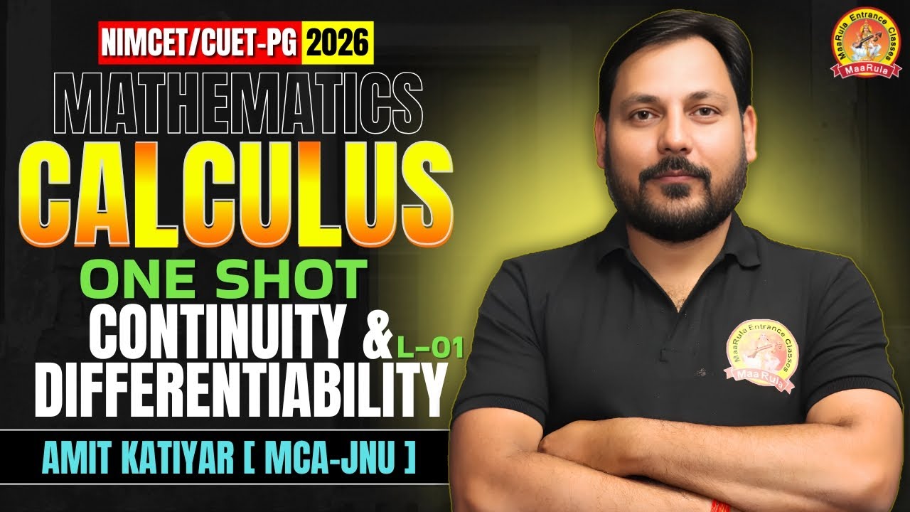 CONTINUITY & DIFFERENTIABILITY | ONE SHOT REVISION| CONCEPT CLARITY ...