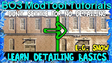 LEARN DETAILING BASICS CUSTOM ZOMBIES MAPPING BLACK OPS 3 MOD TOOLS