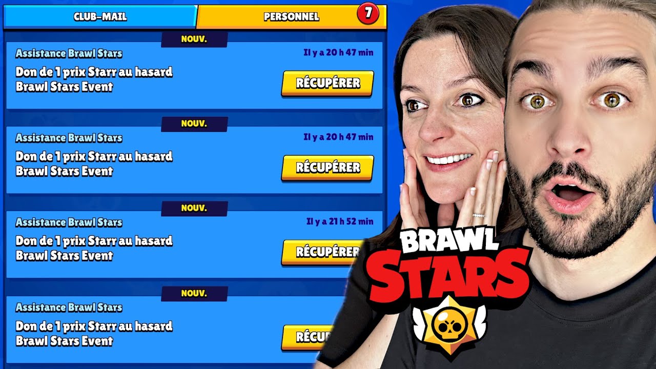 ON A RECU PLEIN DE PRIX STARR GRATUIT SUR BRAWL STARS 