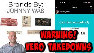 RESELLER WARNING, Vero Takedowns from this company happening NOW