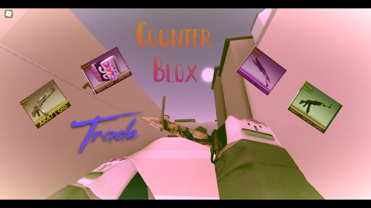 Counter Blox Trade | Bye Karambit Twitch | Ak glo. Glove Cottontail. Ak  Variant Camo
