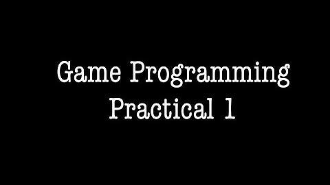 Game programming practical 1: setting up DirectX and windows framework