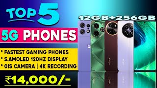 12GB+256GB | Top 5 Best 5G Smartphone Under 14000 in 2024| 4K Recording| Best 5G Phone Under 15000