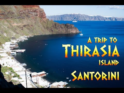 A trip to Thirasia island in Santorini, Greece