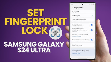 How To Set Fingerprint Lock On Samsung Galaxy S24 Ultra | Step-by-Step Guide (2025)