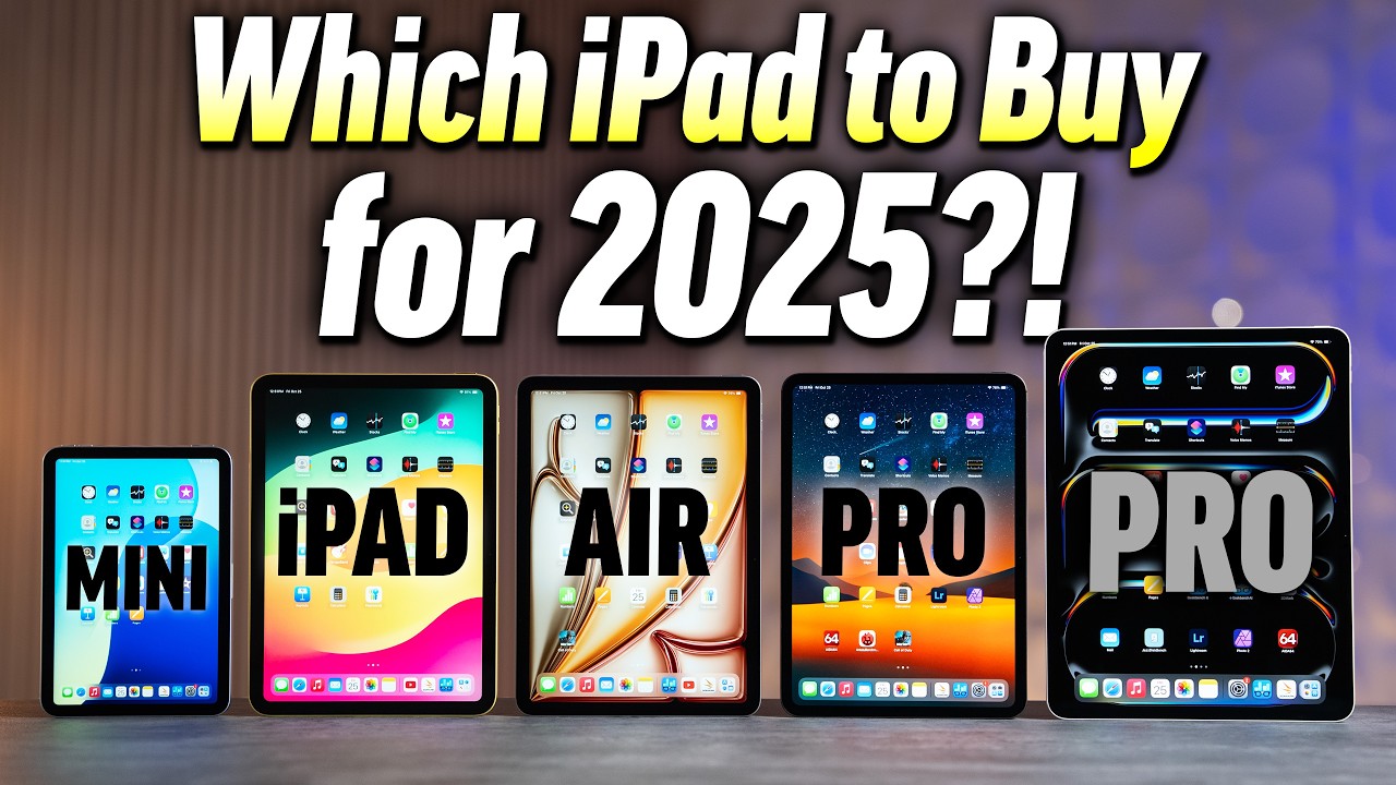 Which iPad to Buy for 2025? Don't Waste your CASH! YouTube