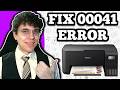 How To Fix Epson Printer Error 00041
