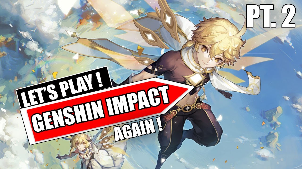 Let's Play Genshin Impact For The FIRST TIME Ever Part 2 Noob Gameplay ...