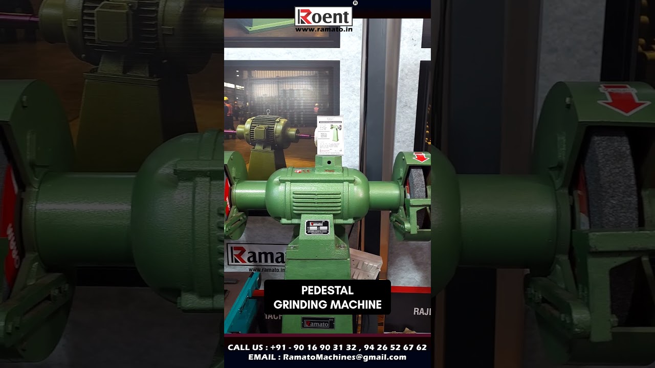 Abrasive Belt Grinding Machine | Bench Grinder Buffing Polishing Machine | Manufacturer Rajkot India