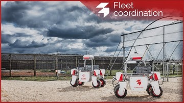 Fleet coordination // Thorvald II an agricultural autonomous robot from SAGA Robotics