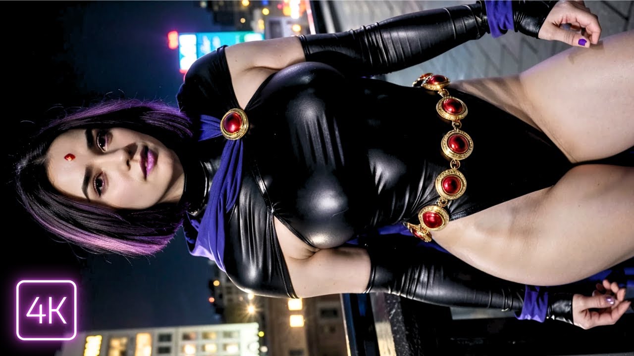 Ai Косплей - Рэйвен Юные Титаны, Лукбук, вдохновленный DC, 4K ремейк