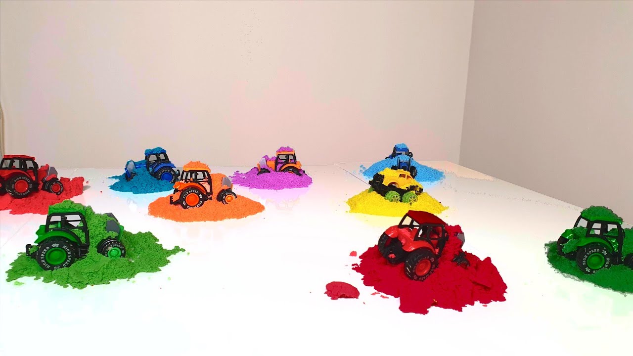 Tractors for kidsLearn colors with toy TractorsBaby Videos for Babies