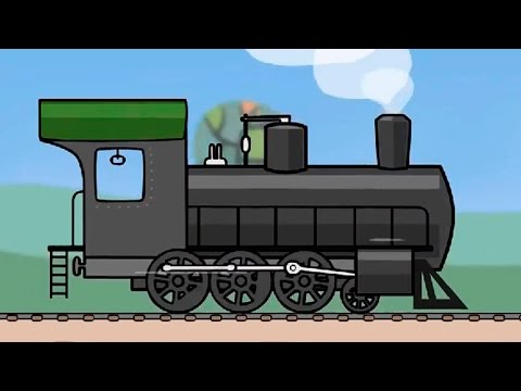 Как собирают поезда мультфильм