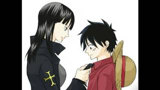 qhps monkey D  luffy se enamoraba de nico robin
