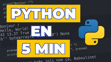 Python Débutant : 32 Bases Essentielles en 5 Minutes