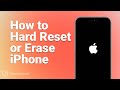 How to reset hard reset factory reset iphone to factory default