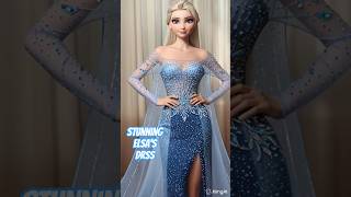 Most beautiful Frozen Elsa dress transformation Ever! #disney #elsa #disneyprincess #frozen3