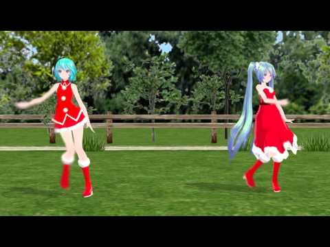 【MMD】Santa costume (サンタ衣装) - Hatsune Miku
