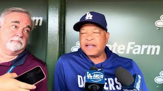 Dodgers manager Dave Roberts on optioning Emmet Sheehan and putting Dalton Rushing on IL at deadline