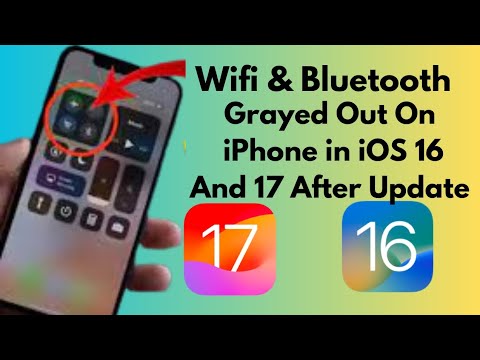 How To Fix WiFi And Bluetooth option Grayed Out on iPhone After iOS 17 ...