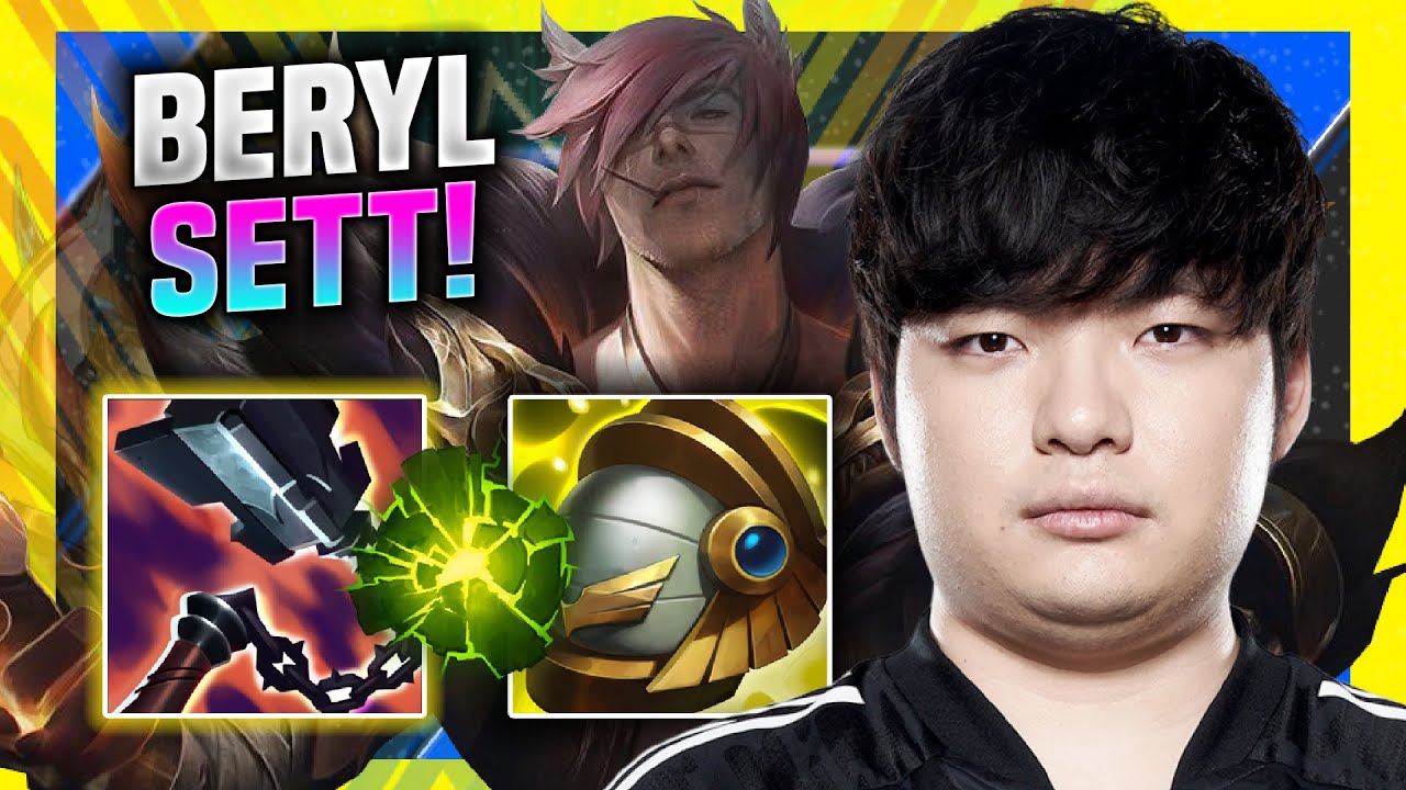 WHEN BERYL PLAYS SETT SUPPORT! - DK BeryL Plays Sett Support vs Leona! | Season 11